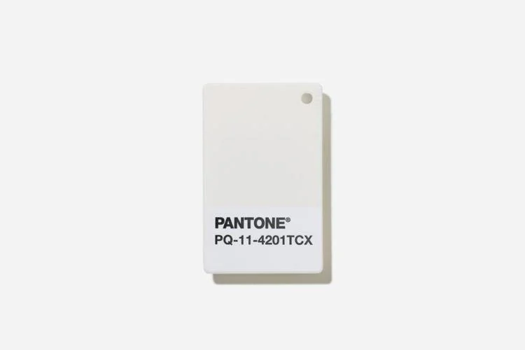 Pantone Cloud Dancer color swatch (PQ-11-4201TCX) in soft, airy white